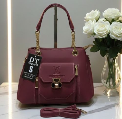 LV 3 Portion Bag burgandy