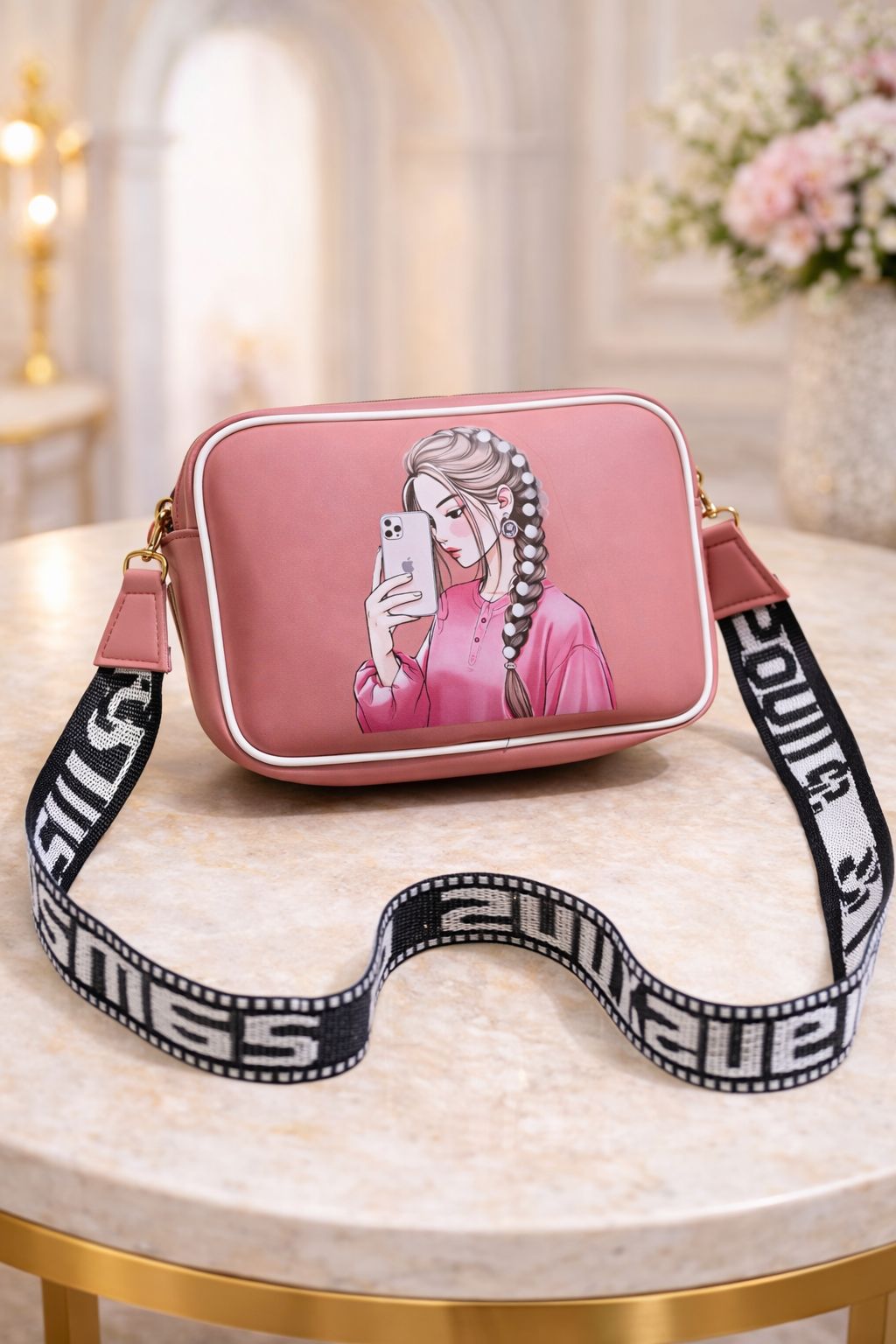 hijab face bag blossom