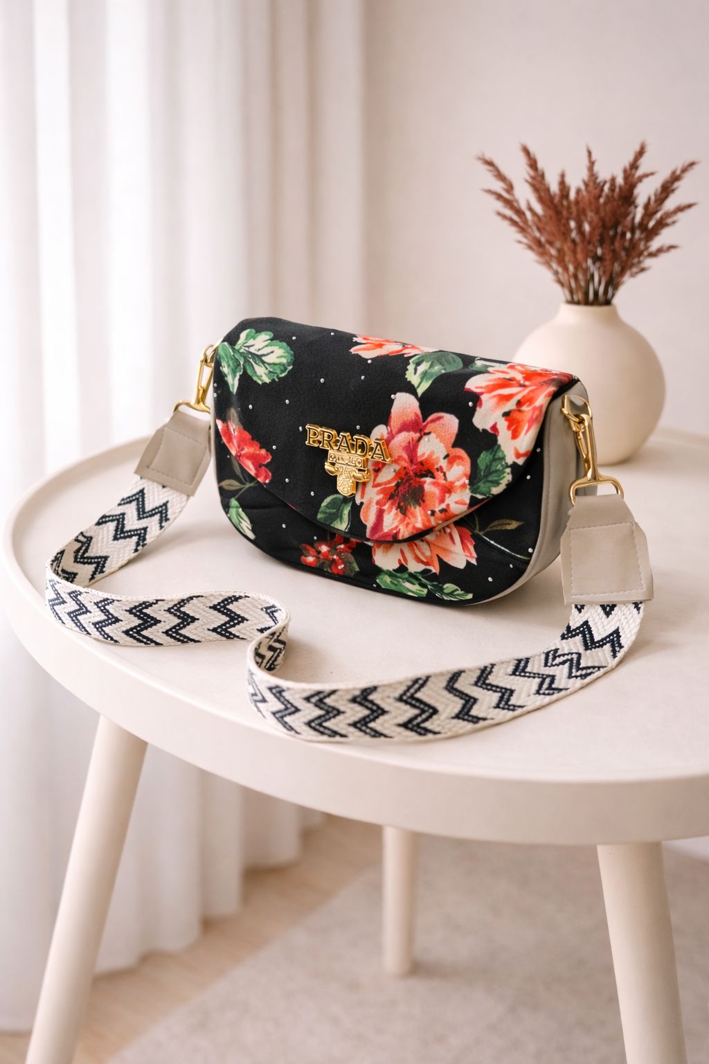 Kids Mini Prada Bag black