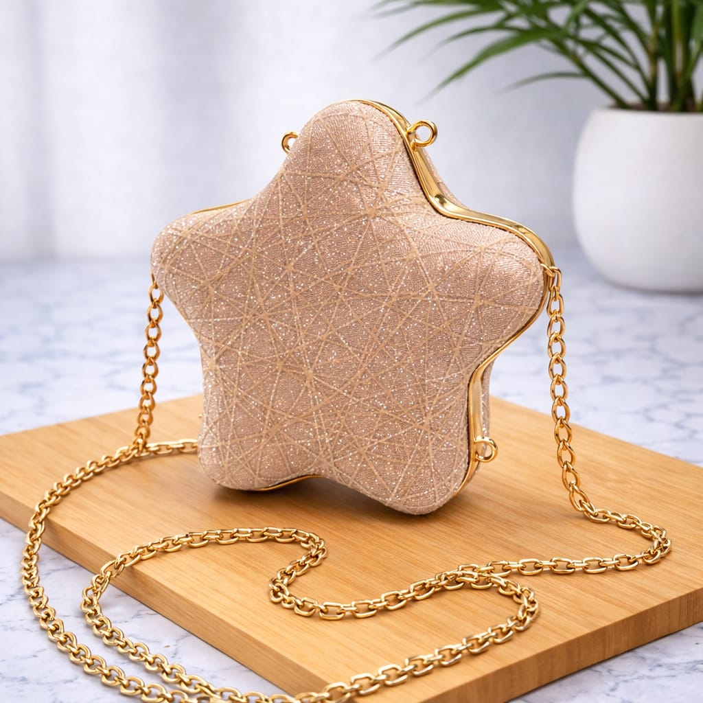 STAR Shape Mini Bags vintage pink