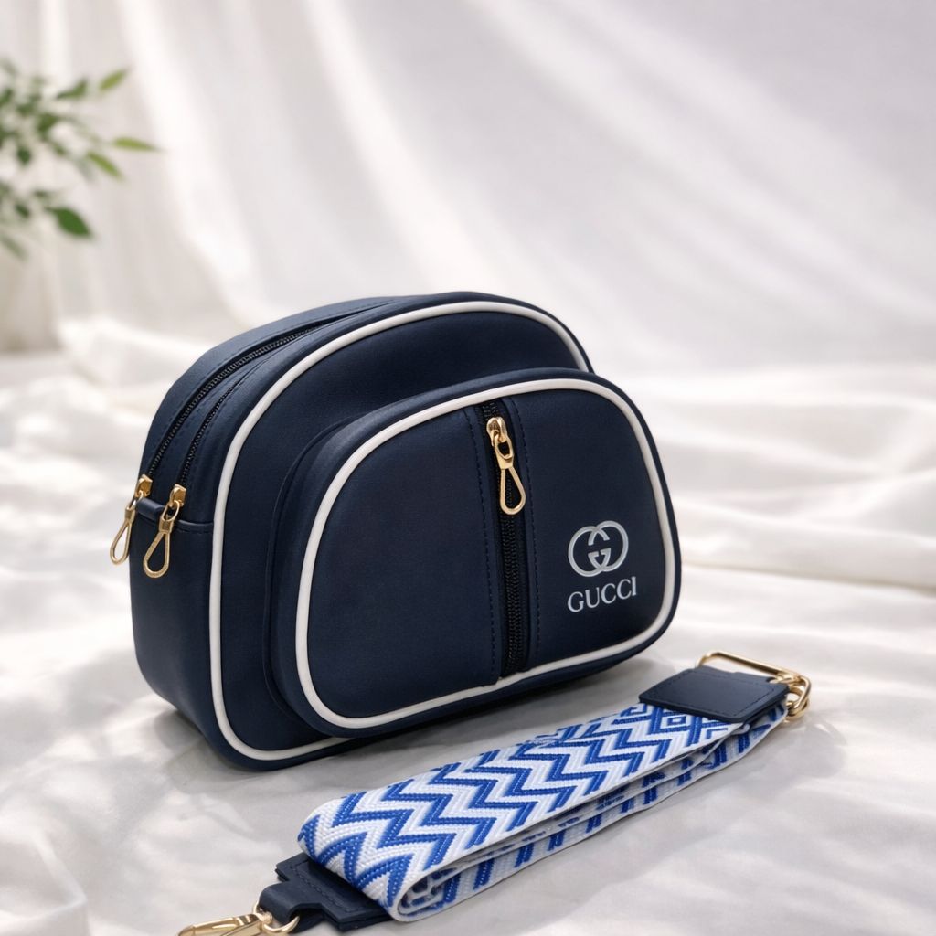 Hand Bag navy blue