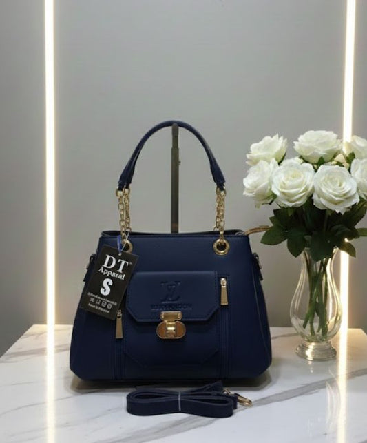 LV 3 Portion Bag navy blue
