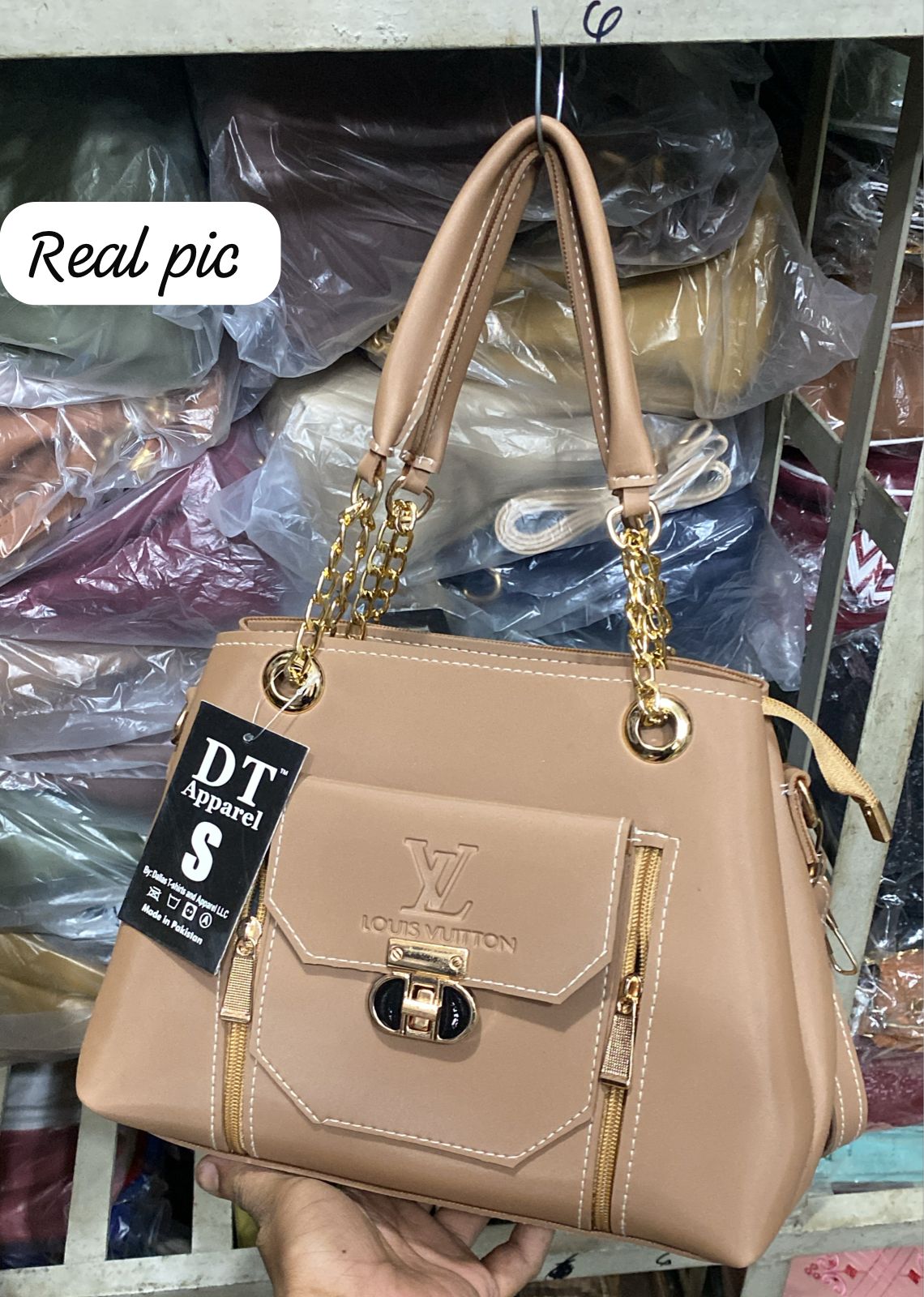 LV 3 Portion Bag dusty pink