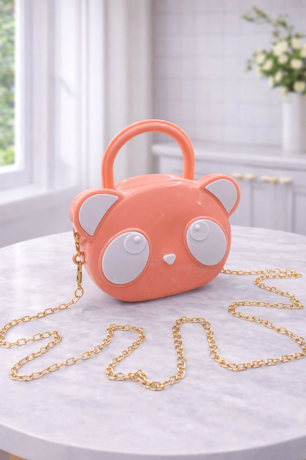 Kids Panda Mini Fiber peach quartz