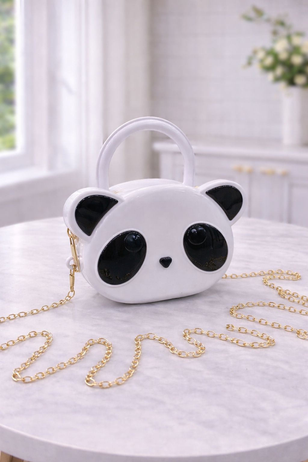 Kids Panda Mini Fiber pure white