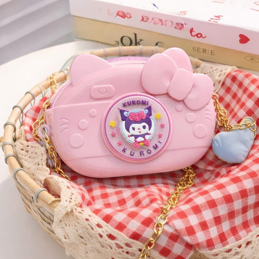 LED Light Kids Bag baby pink