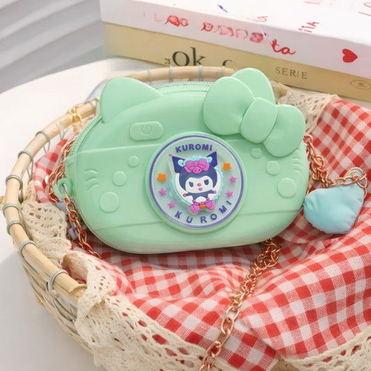LED Light Kids Bag pistachoi green