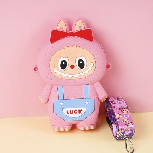 Labubu Silicon Bags baby pink