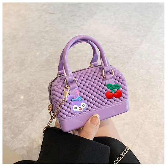 Bunny And Cherry Mini Bags light purple
