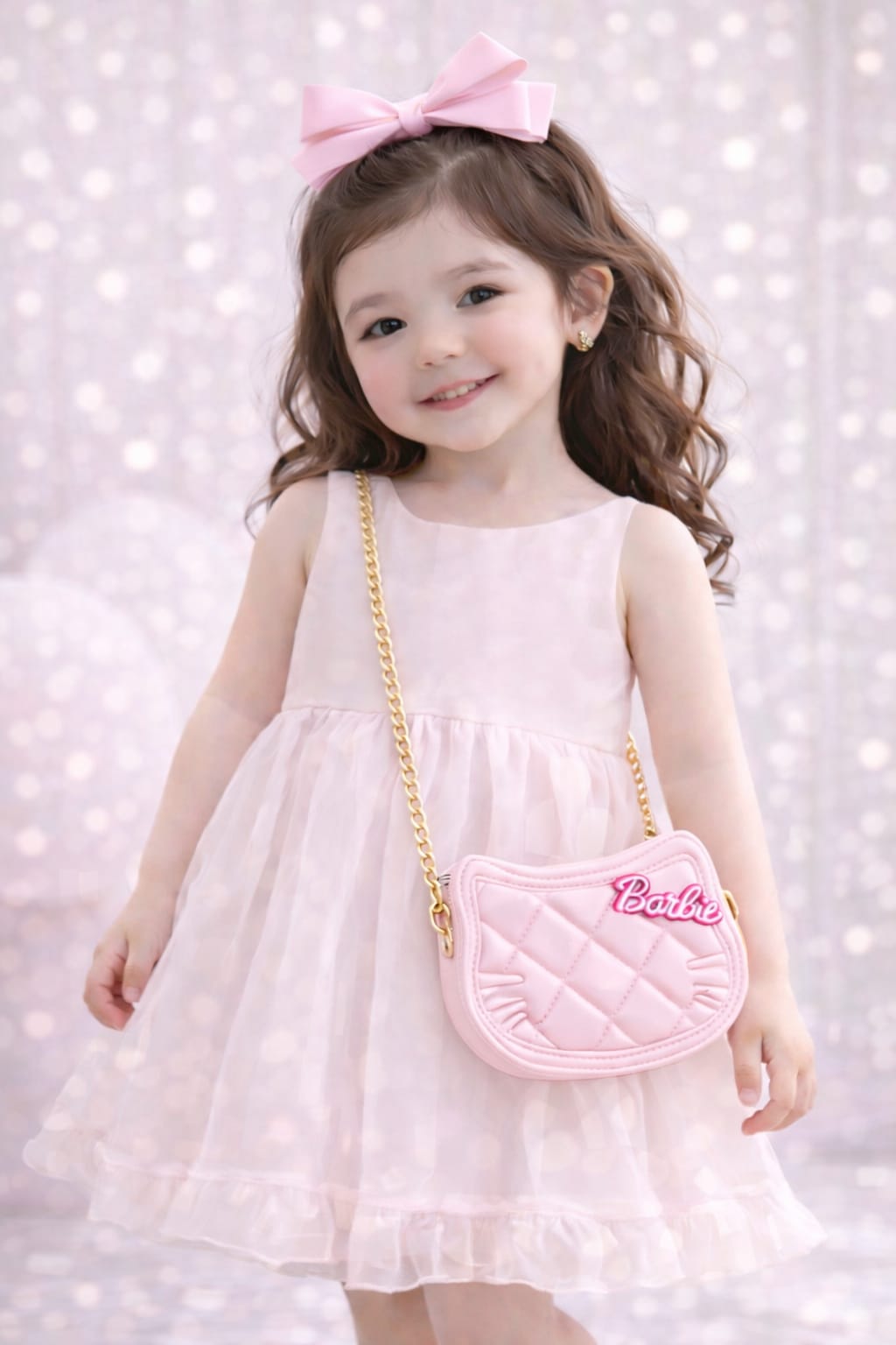 Barbie Mini Fibre Bag baby pink