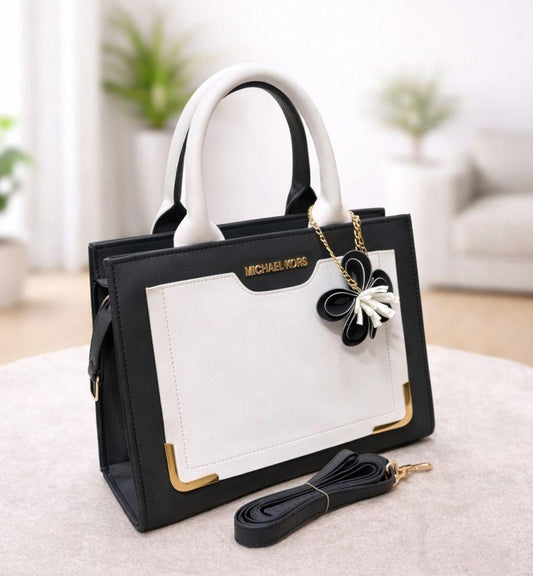 MK Front Flower Ketchain black