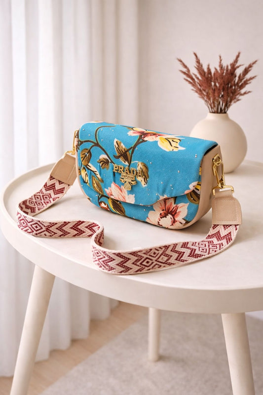 Kids Mini Prada Bag sapphire