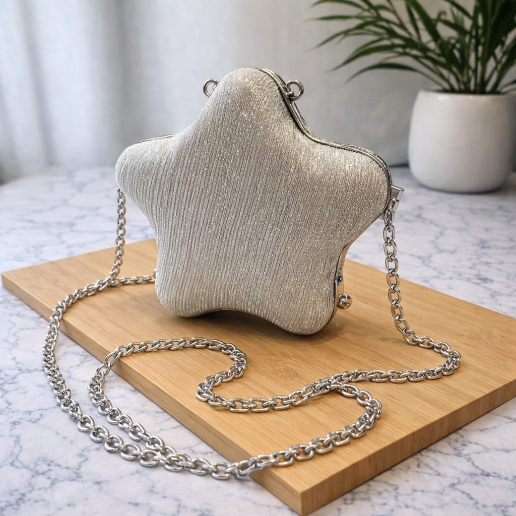 STAR Shape Mini Bags beige