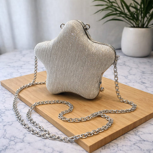 STAR Shape Mini Bags beige