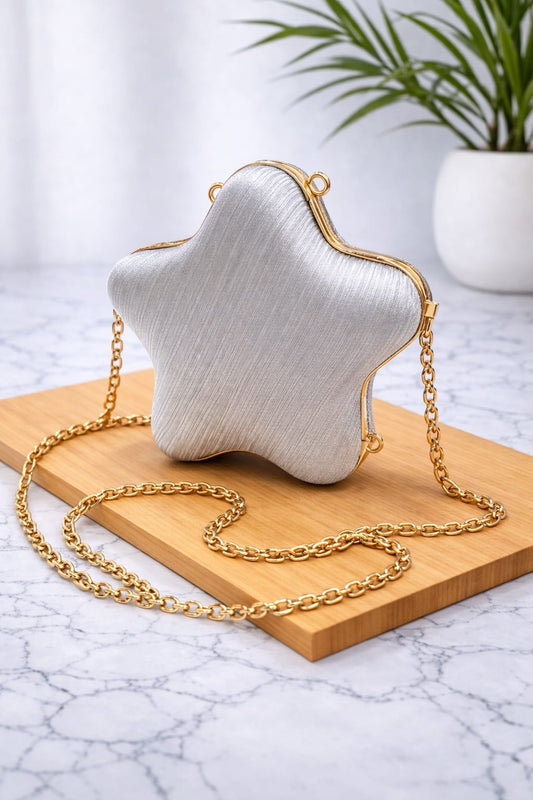 STAR Shape Mini Bags silver