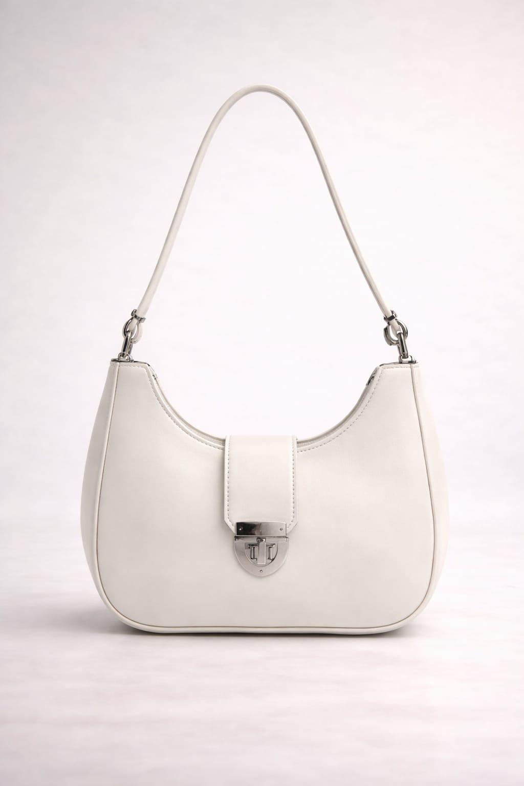 New Half Moon Bag pearl white