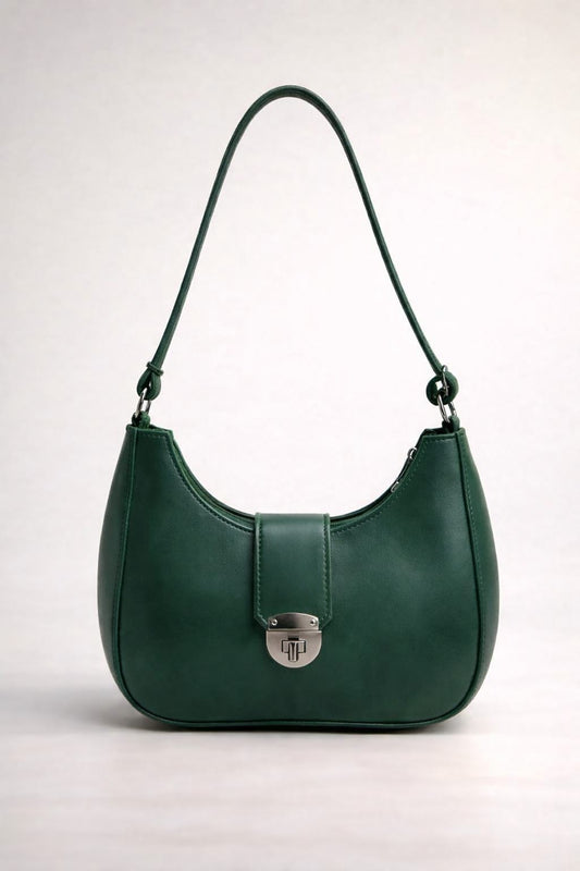 New Half Moon Bag bottle green