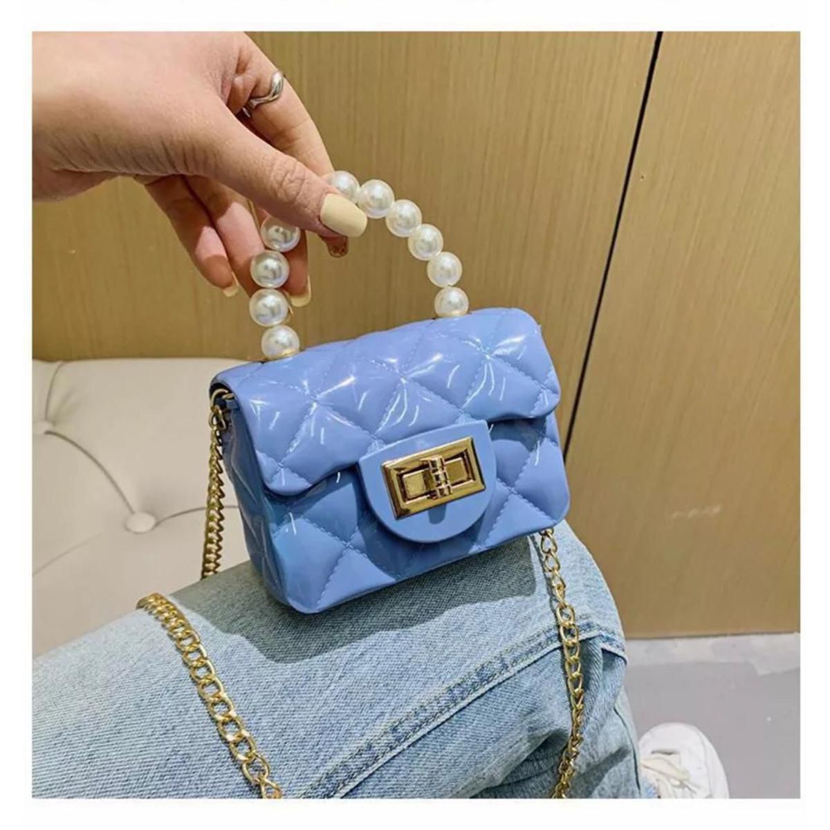 Fiber Jelly Bag denim blue